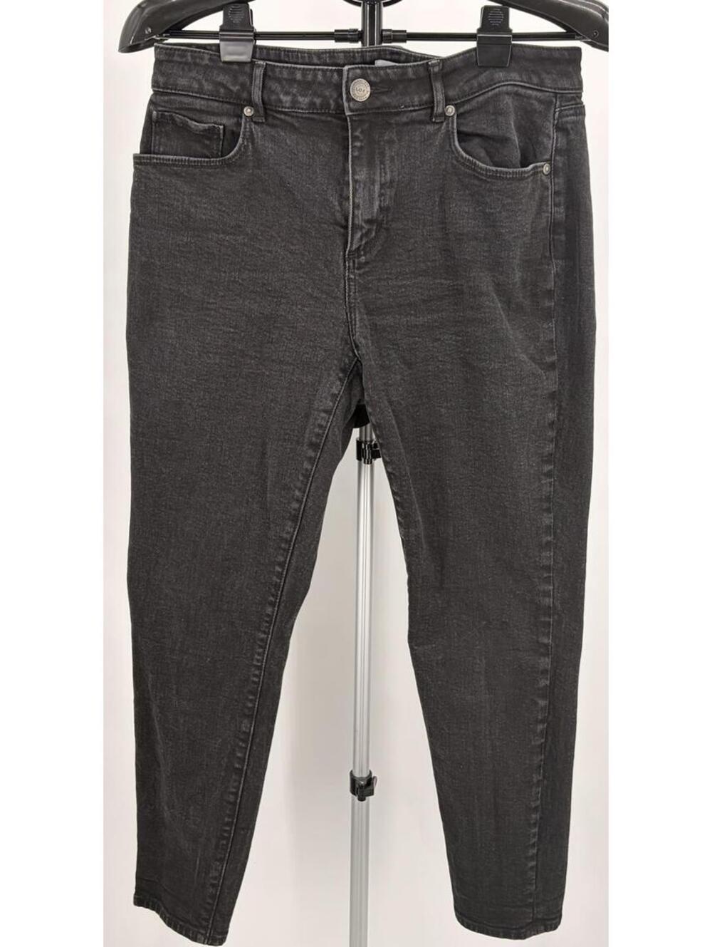 LOFT Outlet Curvy Skinny Black Stretch Jeans Women's Waist 32